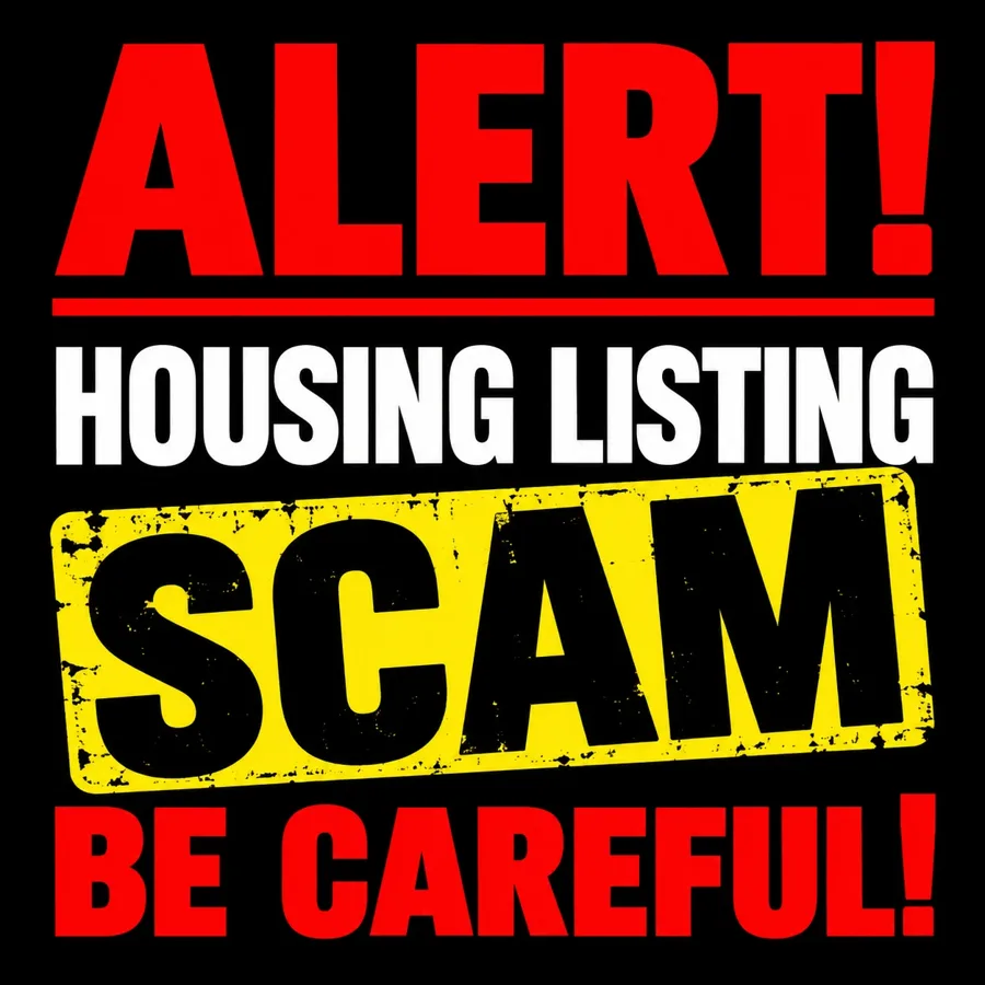 Alert: housing listing scam — be careful